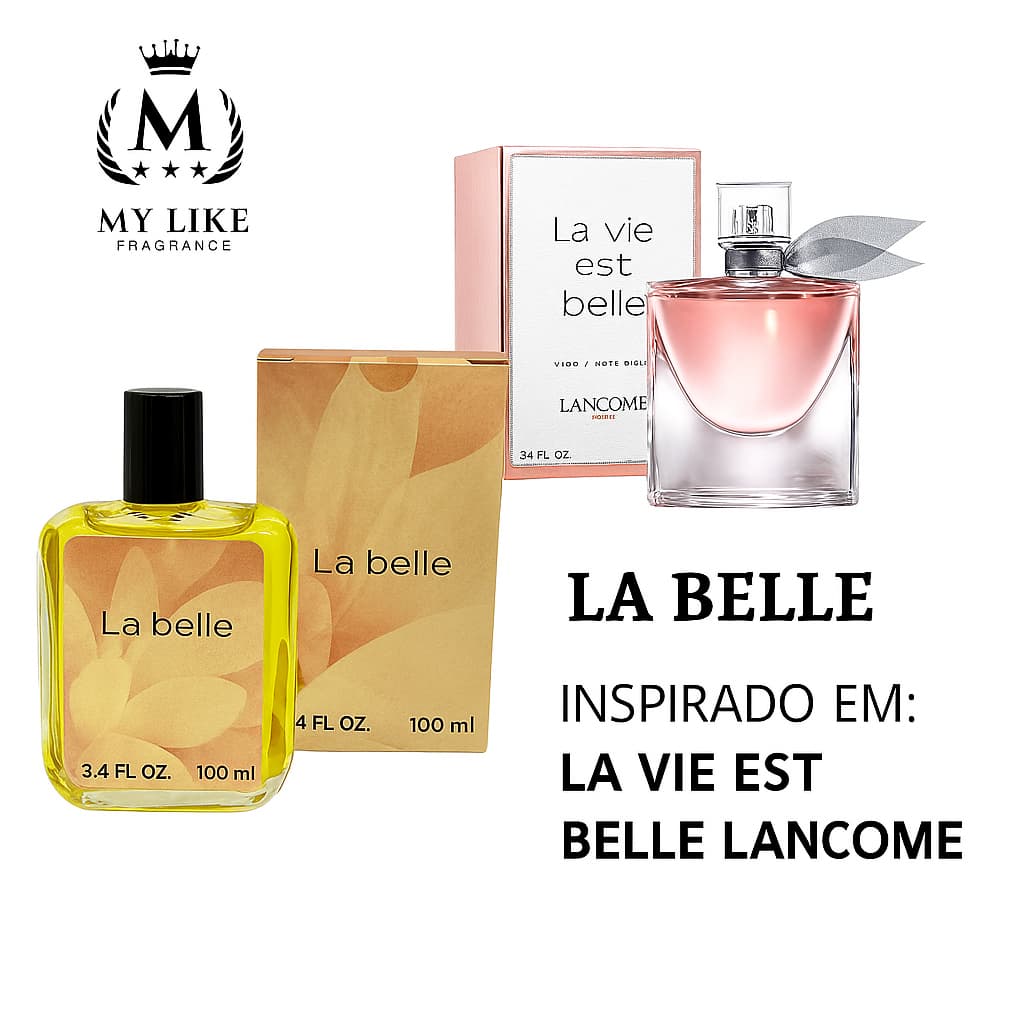 Perfume Feminino La Belle 100ml Alta Fixação Perfumes Mulher My Like - ENVIO IMEDIATO