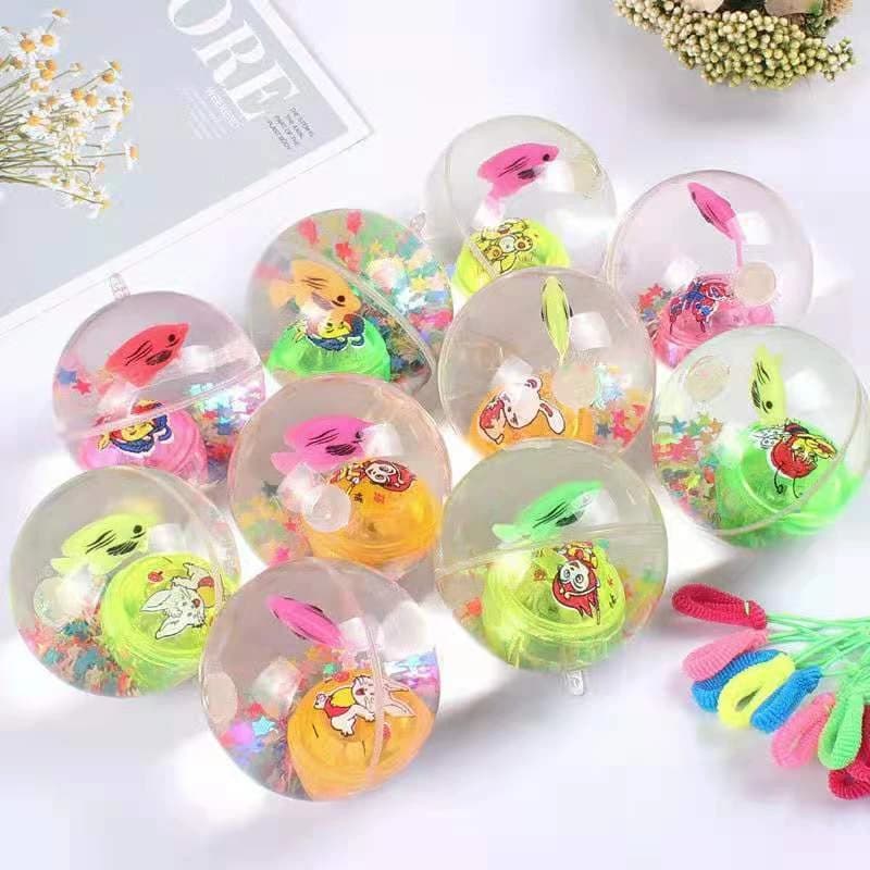 Bola de gel luminosa com luzes piscantes,Brinquedo de entretenimento infantil