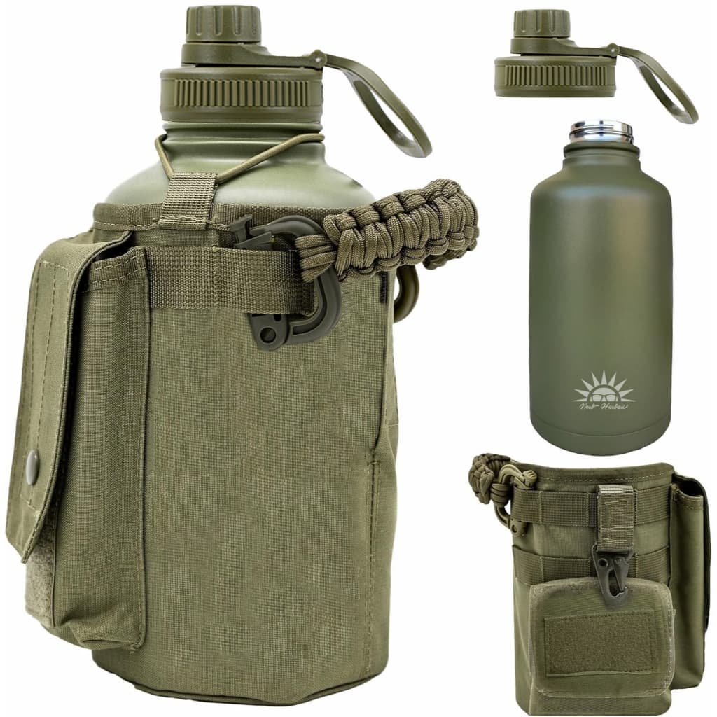 Garrafa Térmica Aço Inoxidável 1900ml Capacidade Com Bolsa de Armazenamento