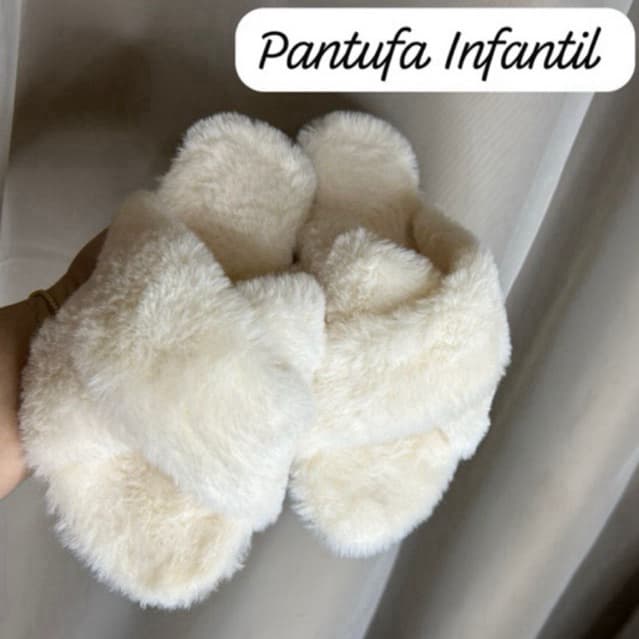 Pantufa Infantil Chinelo Pelúcia Daminha Inverno