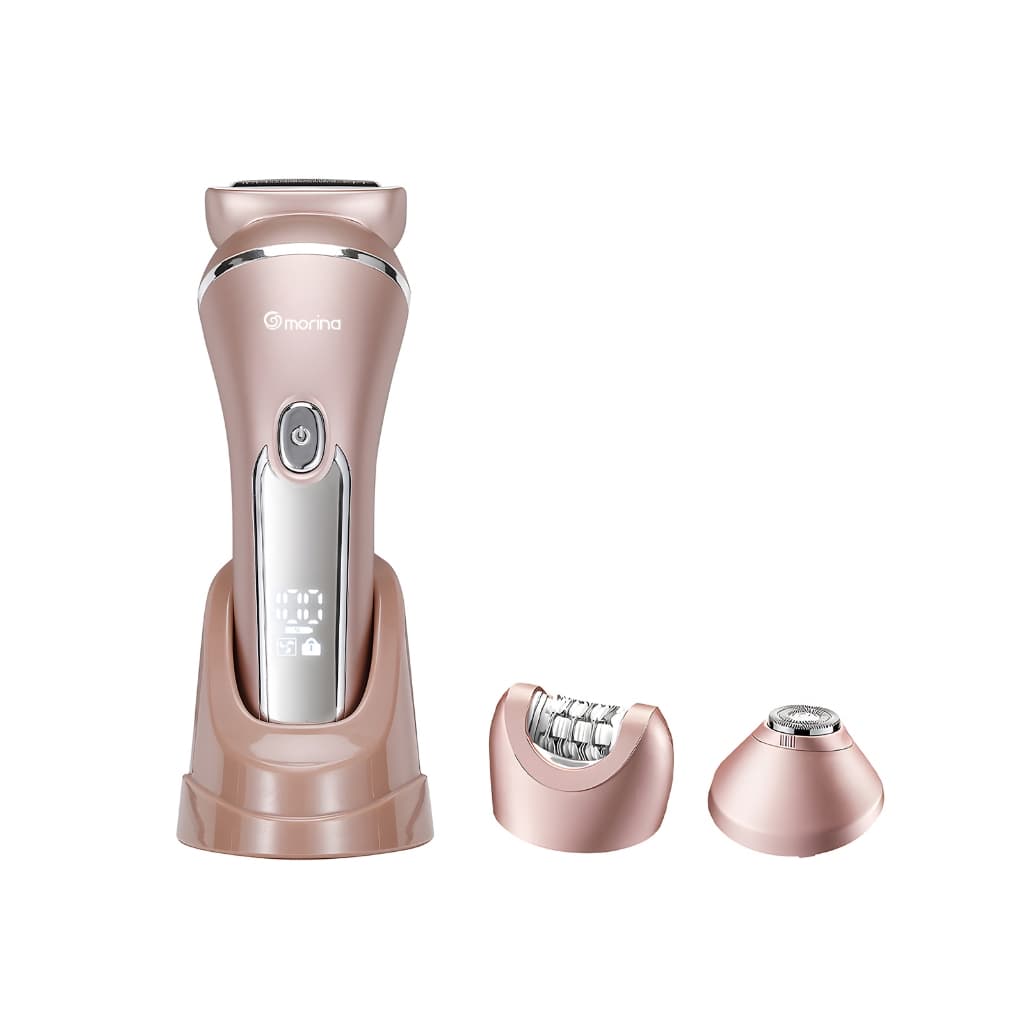 MORINA Depilador Aqua Deluxe Multifuncional 3-in-1 Bivolt à Prova D'água