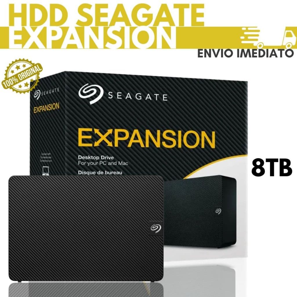 Hd Externo 8TB Seagate Expansion HDD Portable Drive STKP8000400