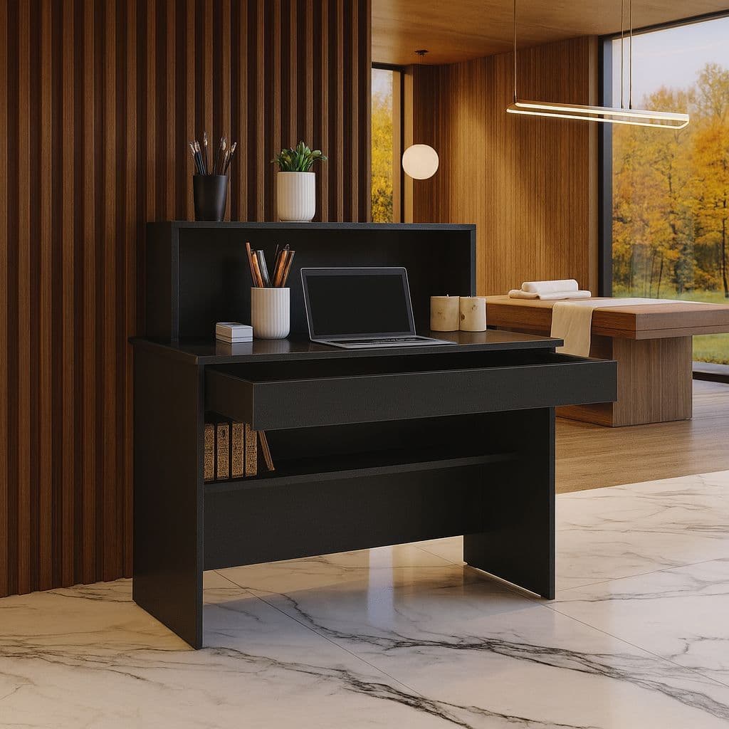 Balcão para Atendimento Comercial e Recepção – Branco ou Preto
