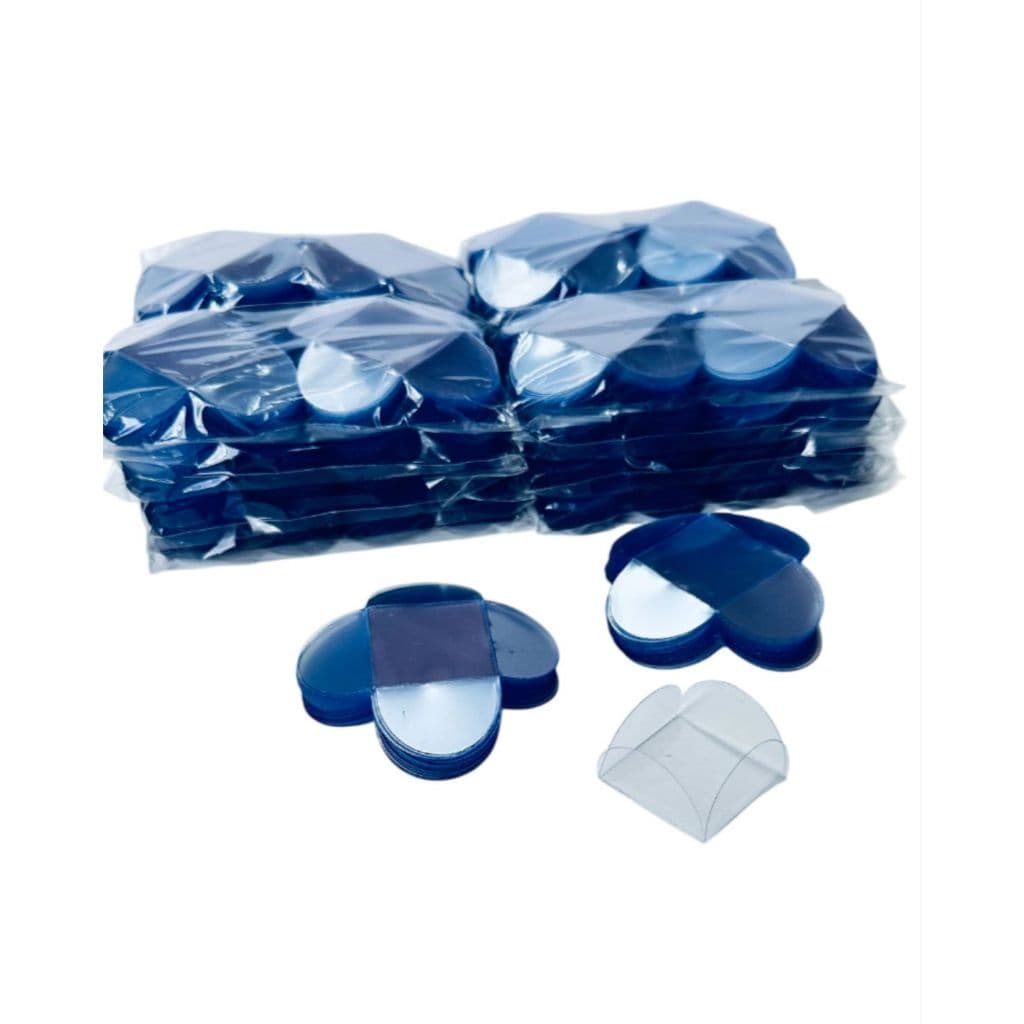500 Forminhas 4 Pétalas 3,5 X 3,5 Tranparente \ Acetato