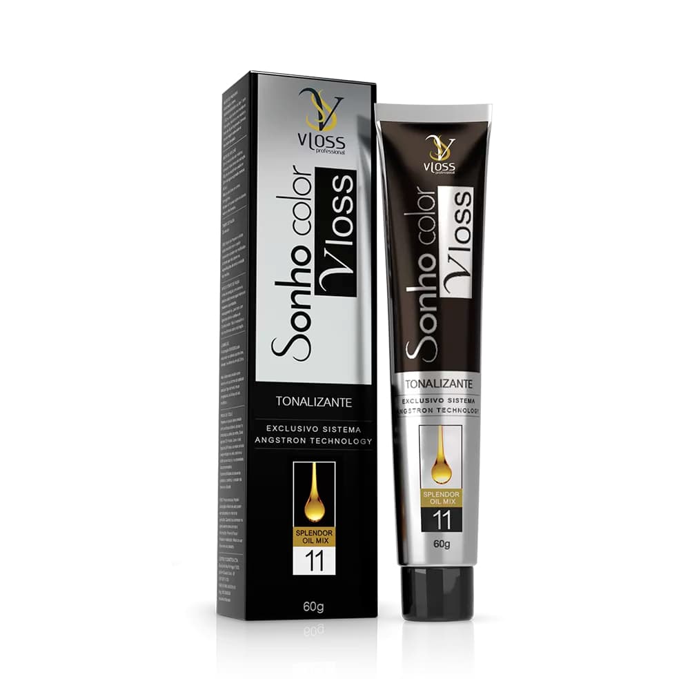 Tonalizante Profissional Sonho Color Vloss 60g Todas Cores