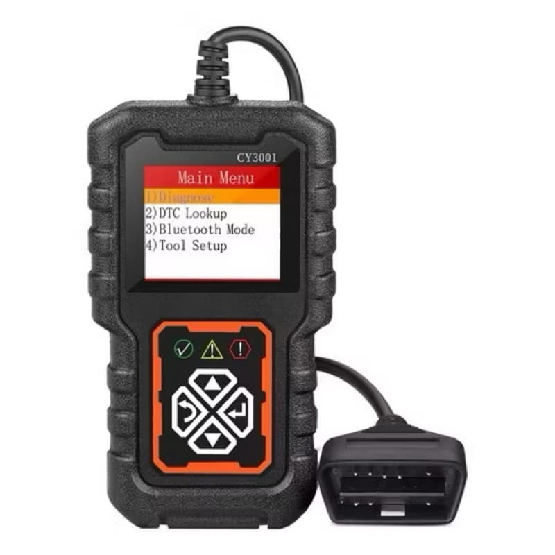 Scanner Automotivo cy3001 obd2 Leitor de Código Português
