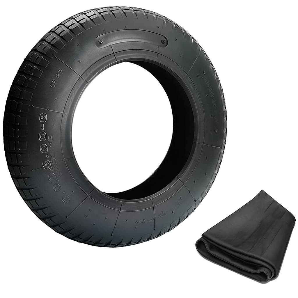 Kit Completo Pneu 3.25-8 com Câmara Carrinho de Mão Reforçado