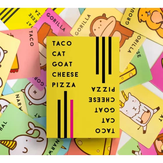 Jogo de Cartas Taco Gato Cabra Queijo Pizza | Card Game Família Festa Rápido e Divertido | Em Inglês