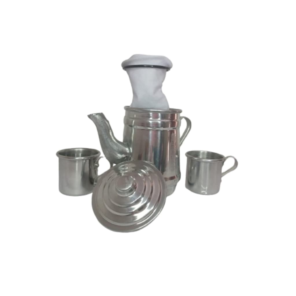 Kit Aramado C/1 Bule + 2 Canecas Polida