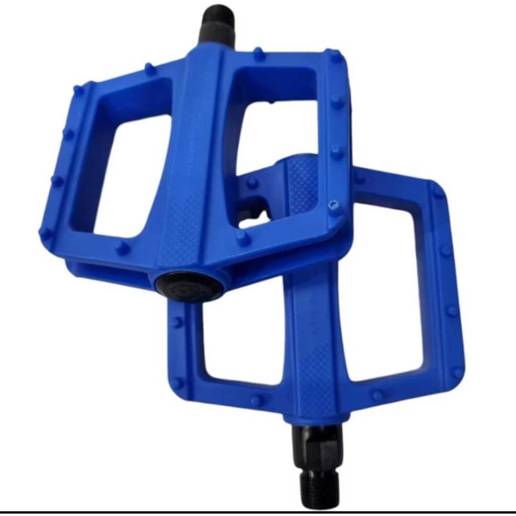 Pedal Plataforma Rosca Grossa 9/16 Bike Grau RL Mtb wheeling C/Refletor