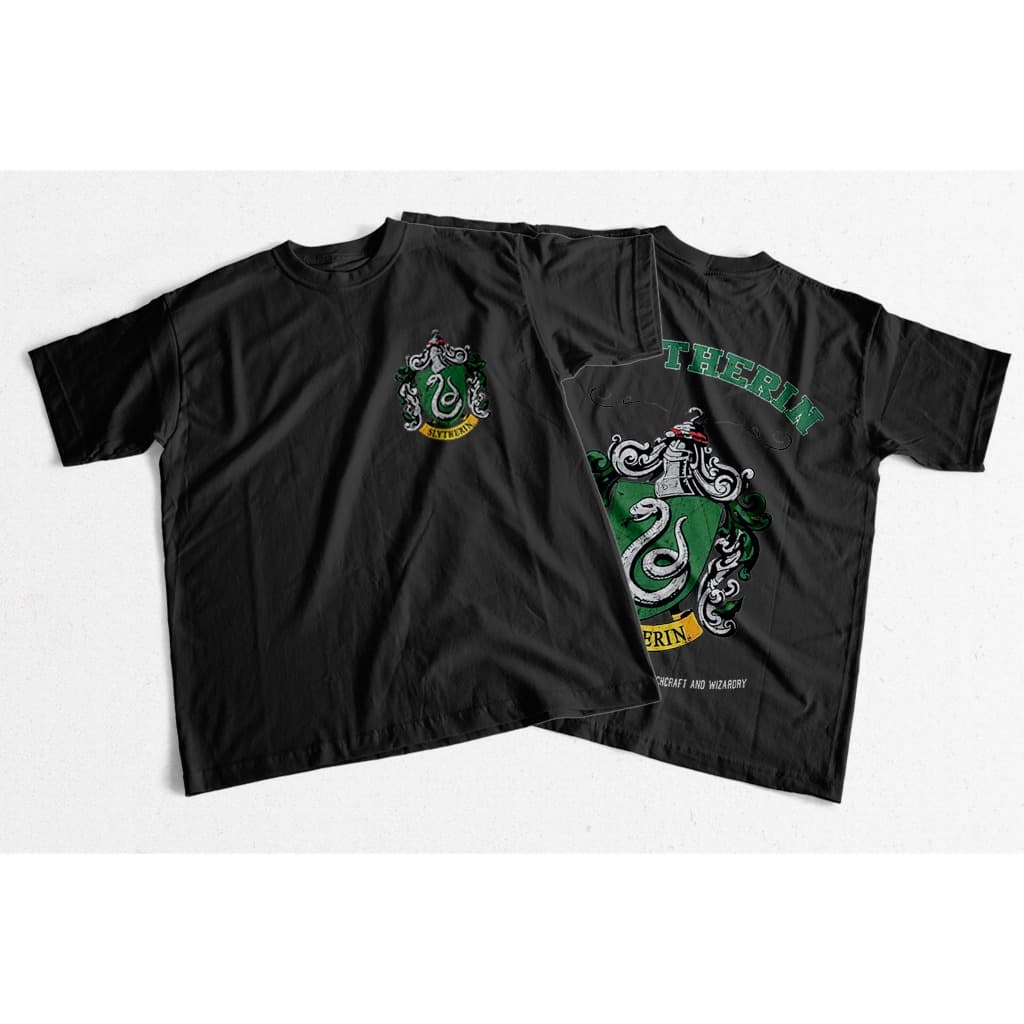 Camisa Camiseta Harry Potter Sonserina Griffinoria Hogwarts De Algodão Lançamento