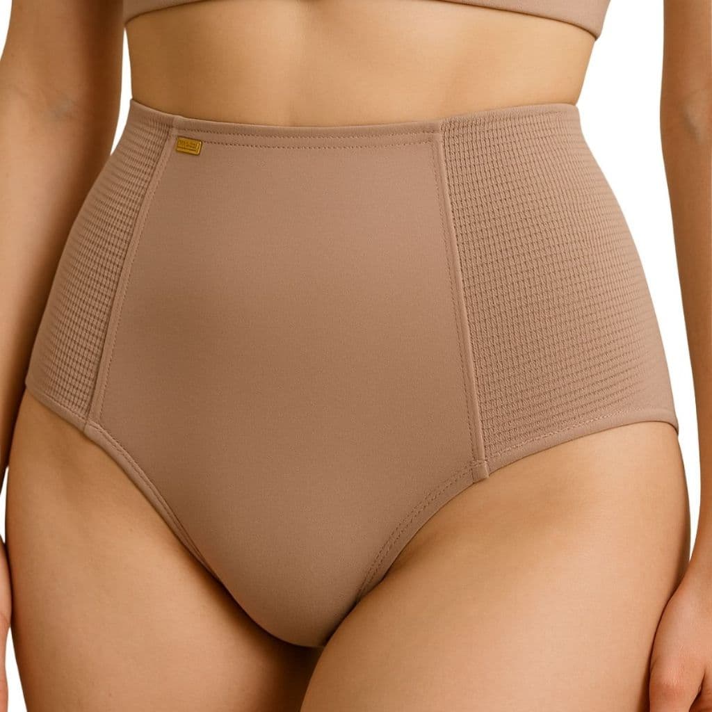 Kit Calcinha Modeladora Feminina Cós Alto com Laterais Reforçadas