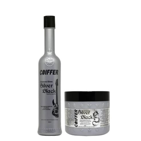Kit Cliente Silver Black Coiffer (2 Unidades) PARA CABELOS GRISALHOS