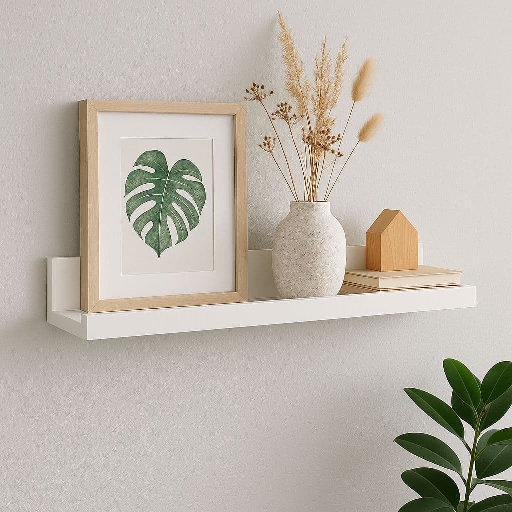 Prateleira Decorativa Porta Temperos Quadros Decorações Em MDF 60 Cm