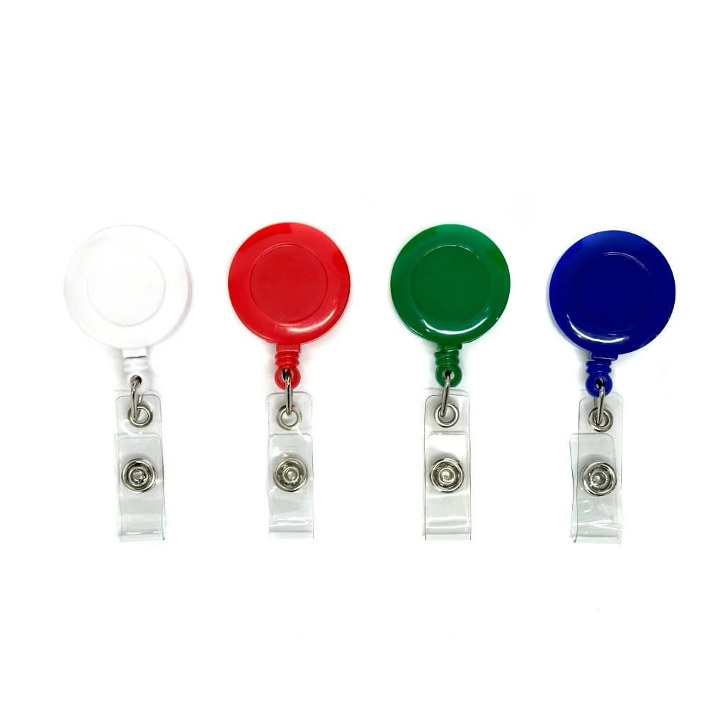 Roller Clips Porta Crachá Cordão Retrátil ioiô - 1 Unidade : Praticidade e Segurança em Dobro!