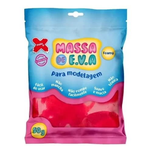 Massa De Eva Para Modelar Make+ Pacote 50g