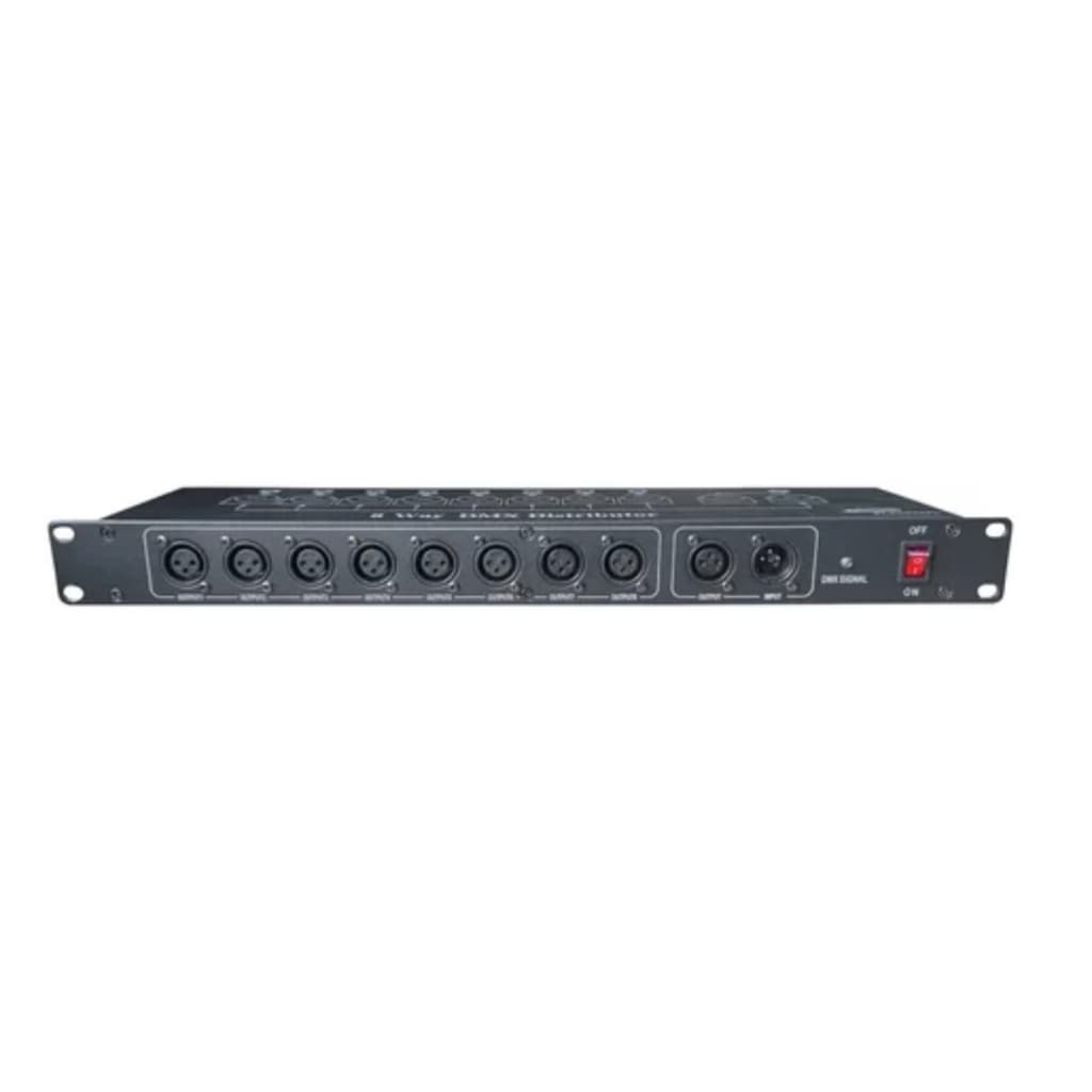 Spliter Dmx Com 8 Saídas 1 Entradas Inteligente Iluminação