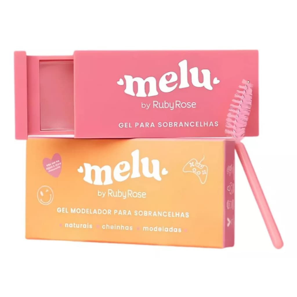 Gel sobrancelha Melu by Ruby Rose Modelador Gel de sobrancelha Melu pasta Gel modelador sobrancelha