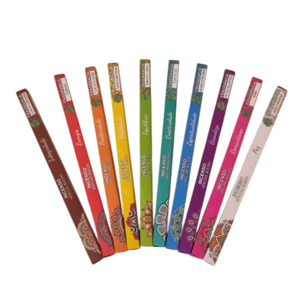 Incenso 100% Natural Mandalas 10 Caixinhas 80 Varetas.