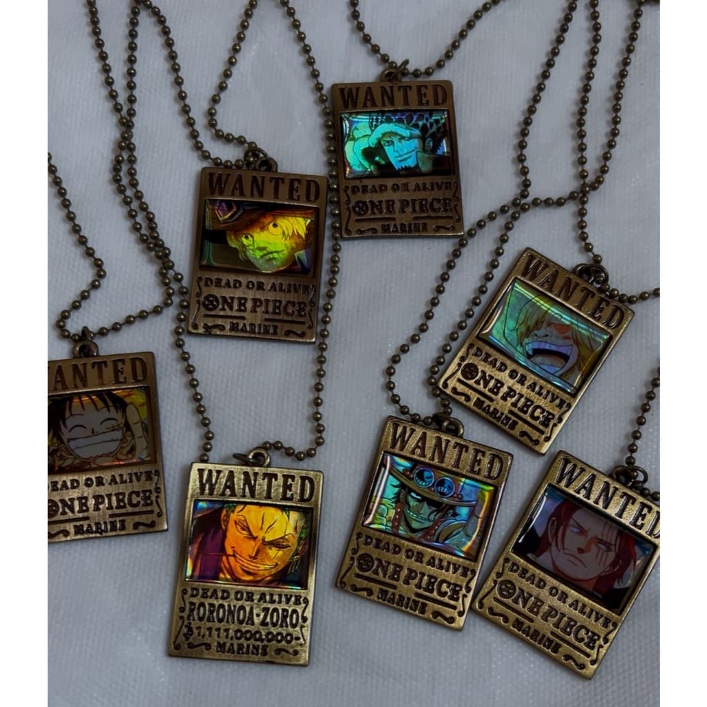 Colares Placas Os Procurados Holograficos  Corrente de Bolinha