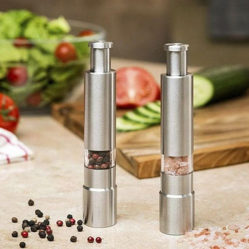 1/2pcs Mini Moedor De Pimenta Inox Manual Pimenteiro