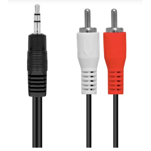 Cabo De Áudio P2 3.5mm X 2 Rca 1,5metro Technoise NOVO