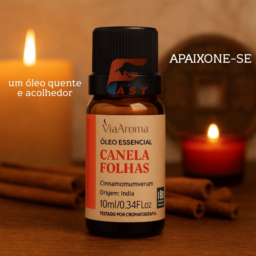Óleo Essencial Canela Folhas Via Aroma - 10ml