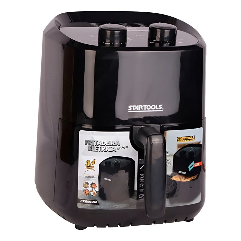 Fritadeira Elétrica Airflryer 3,4 Litros Assadeira 1200w