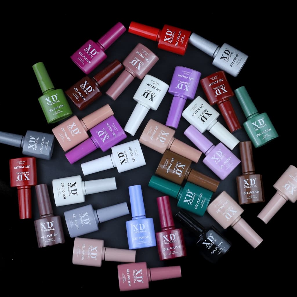 Kit 20 Esmaltes Cores Sortidas Esmalte em Gel Uv Led X&D Original 7,5ml Com Anvisa Original