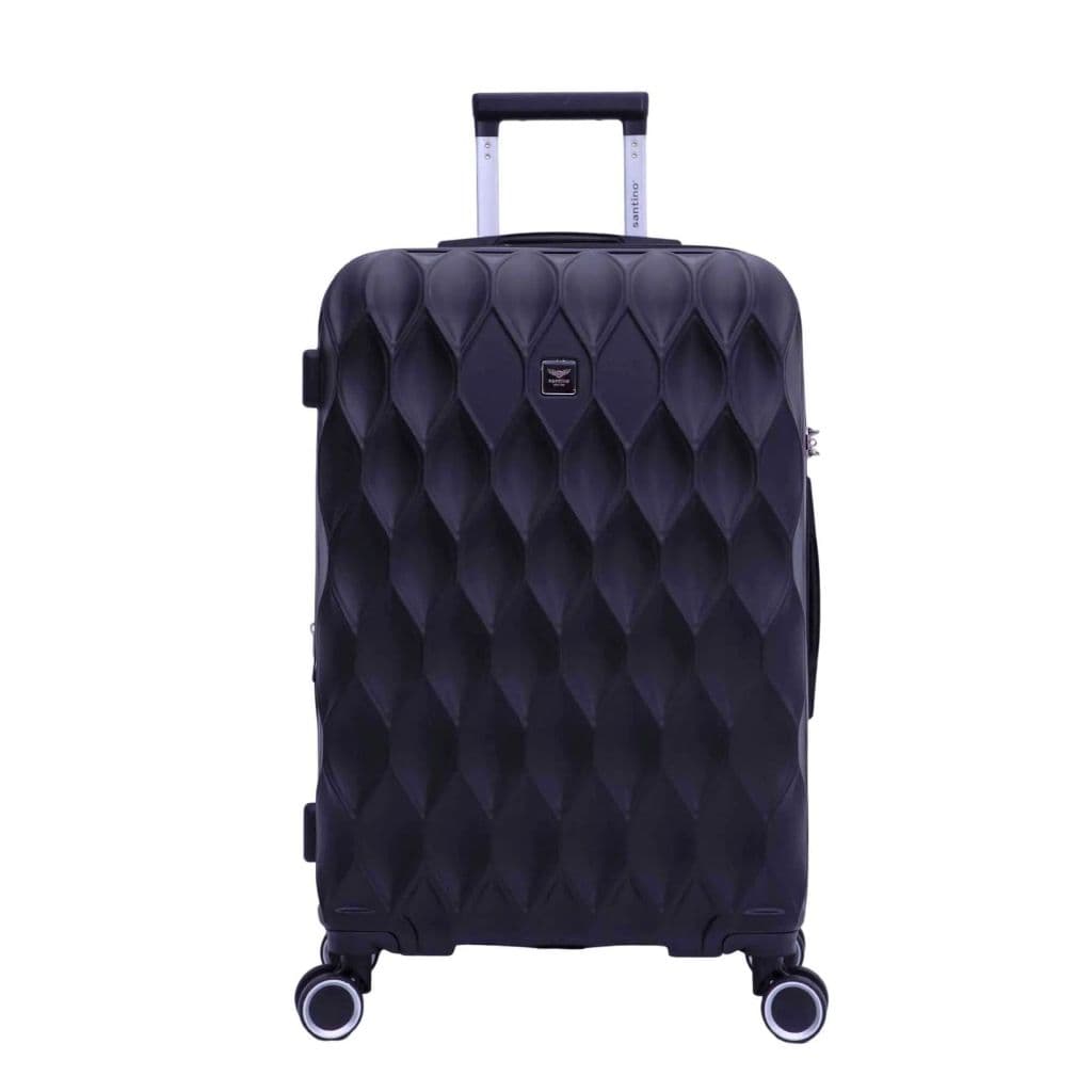 Mala de Viagem 23Kgs Mala Viagem Internacional Abs Santino 360° Tsa Com Apoio Lateral