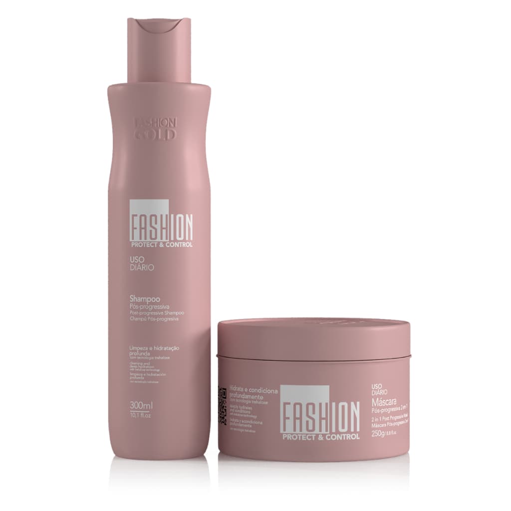 Kit Manutenção Pós-progressiva 300g - Fashion Gold