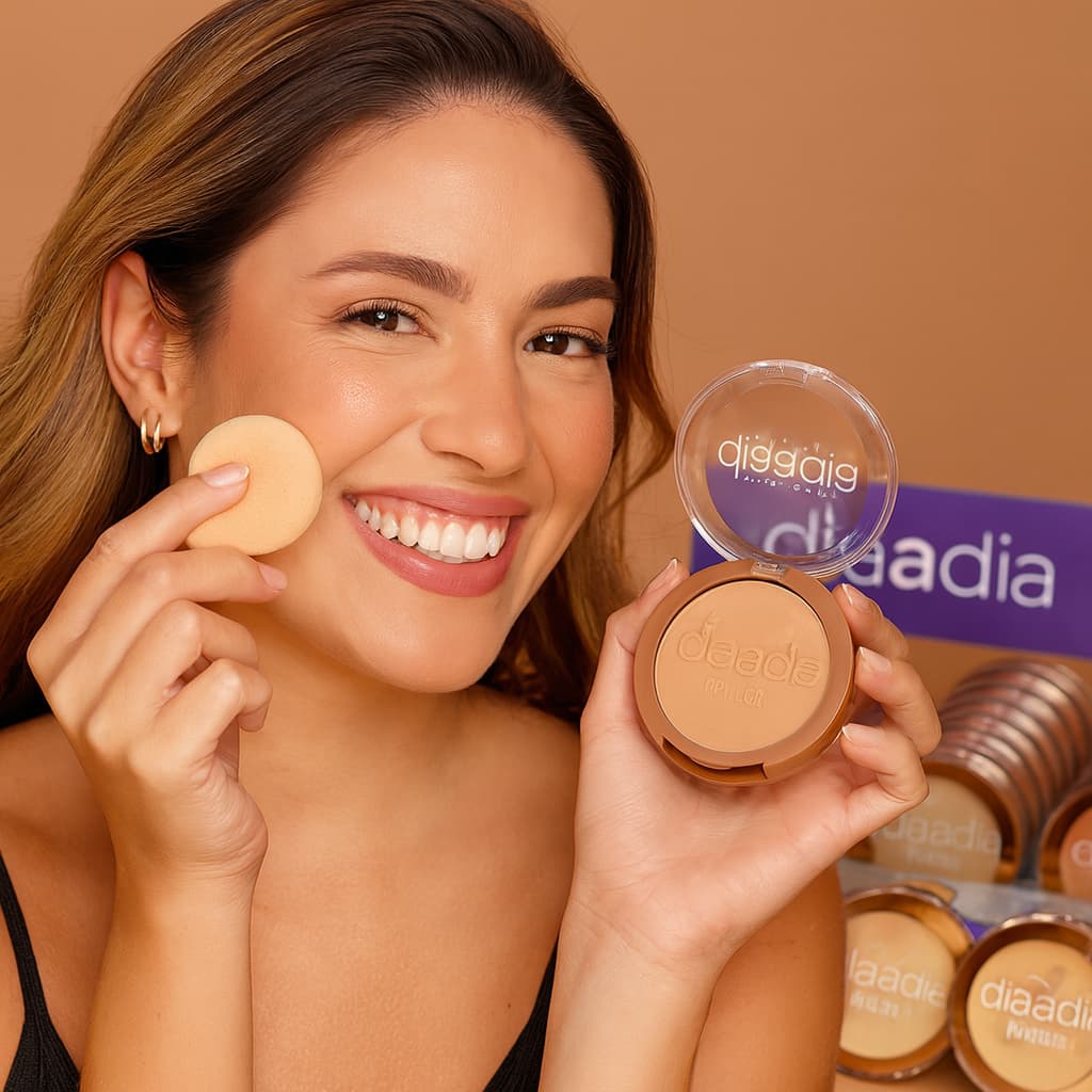 PÓ FACIAL COMPACTO VEGANO DIA A DIA MAHAV 10g