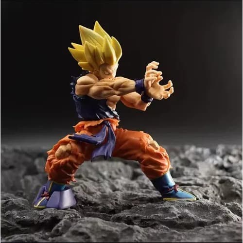 Boneco Goku Super Saiyajin – Dragon Ball Z – Figura de Coleção 12cm