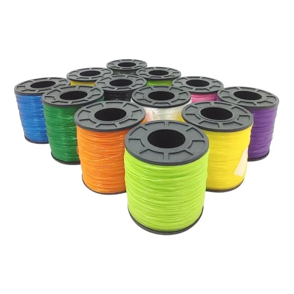 Linha De Nylon 500 Jardas Colorido Para Pipa - 12 Unidades