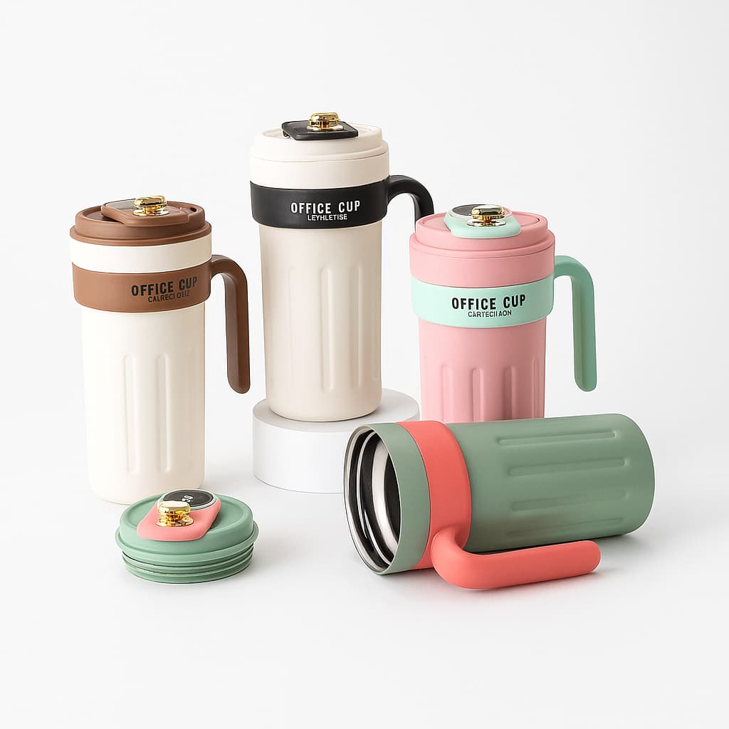 Copo Térmico Inteligente de 650ml Xícara de Café MS-933