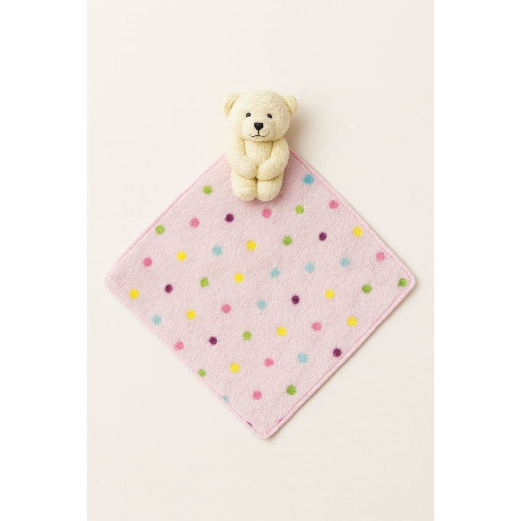 Naninha de Bebê Conforto e Segurança | 26x26cm | Macia, Antialérgica e Lavável