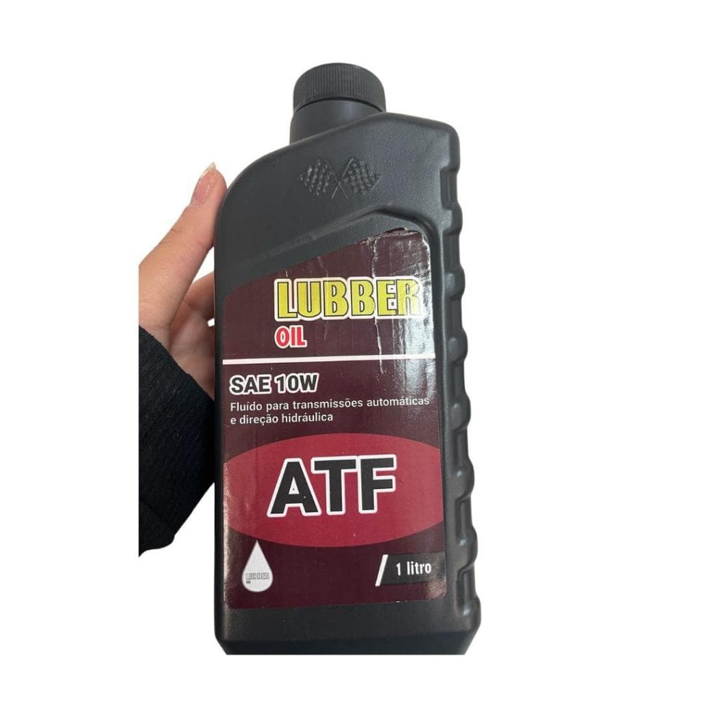 Óleo Lubber ATF SAE 10W 1 Litro Fluido para Transmissões Automáticas e Direção Hidráulica Lubrificação Eficiente