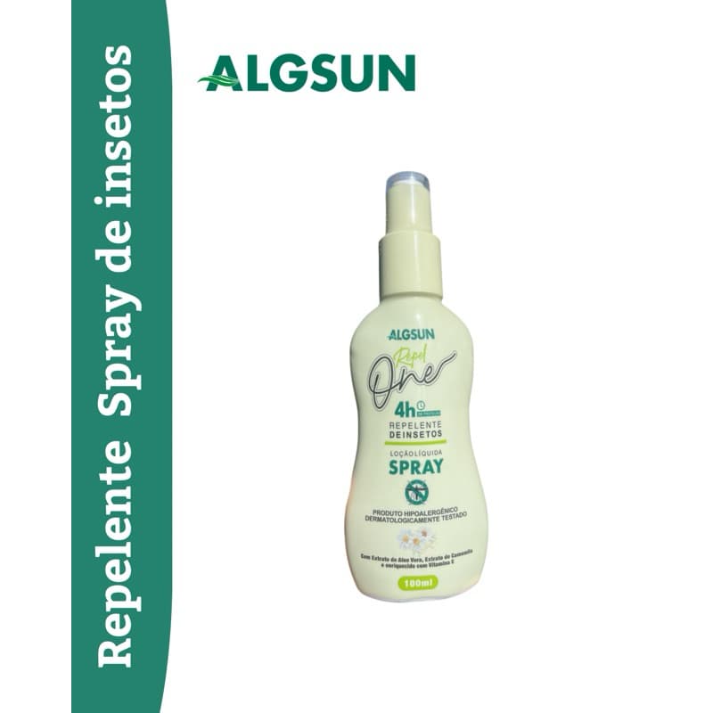 Repelente De Insetos Algsun Repel One 100ml