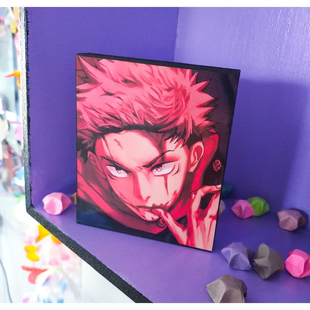JUJUTSU KAISEN - Mini Quadro Decorativo / Quadro de Mesa / Quadro de Parede / Quadro 2x1