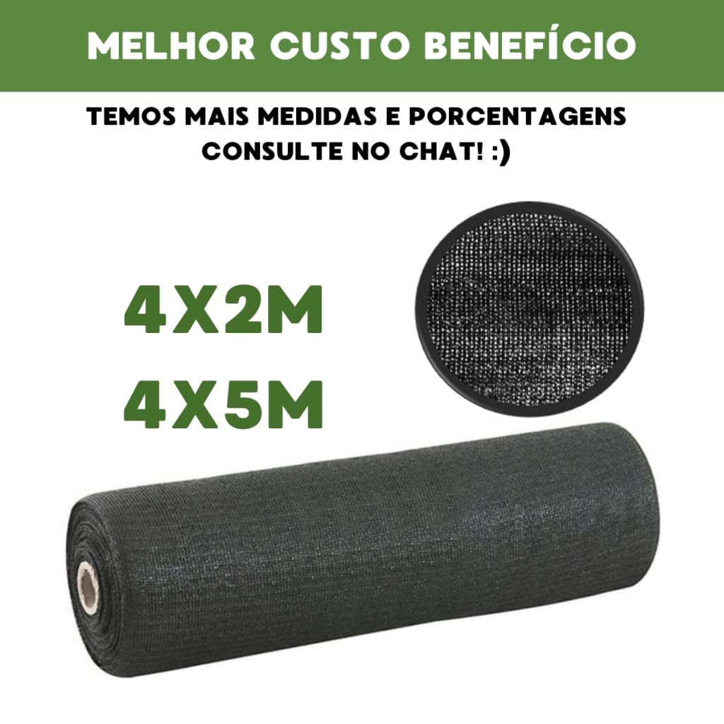 Sombrite 50% tela sombreamento para horta jardim orquidario viveiro estufa