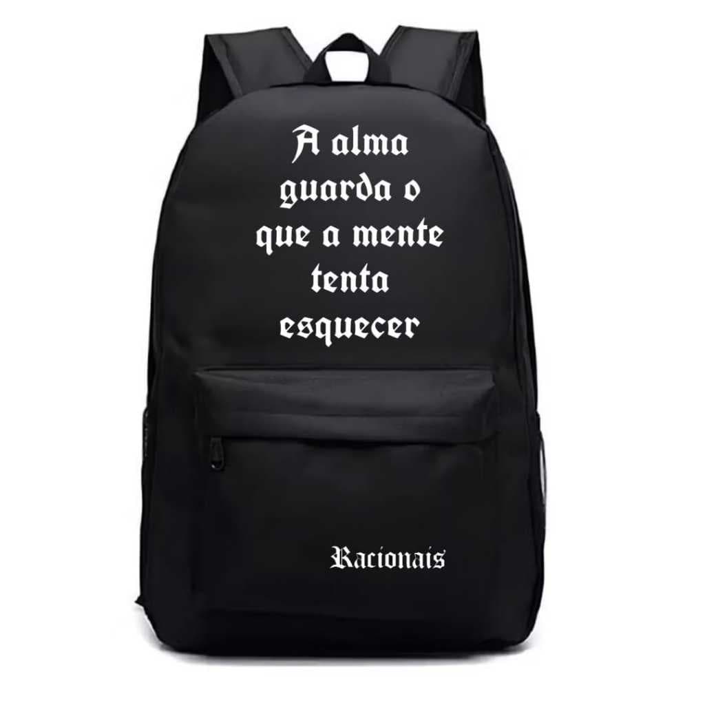 Mochila Estampada Bolsa Escola Academia Dia a Dia A Alma Guarda Lançamento