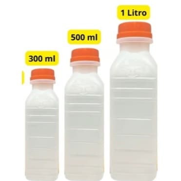 Garrafa Plastica 500ml,300ml Para Suco Caldo de Cana Transparente