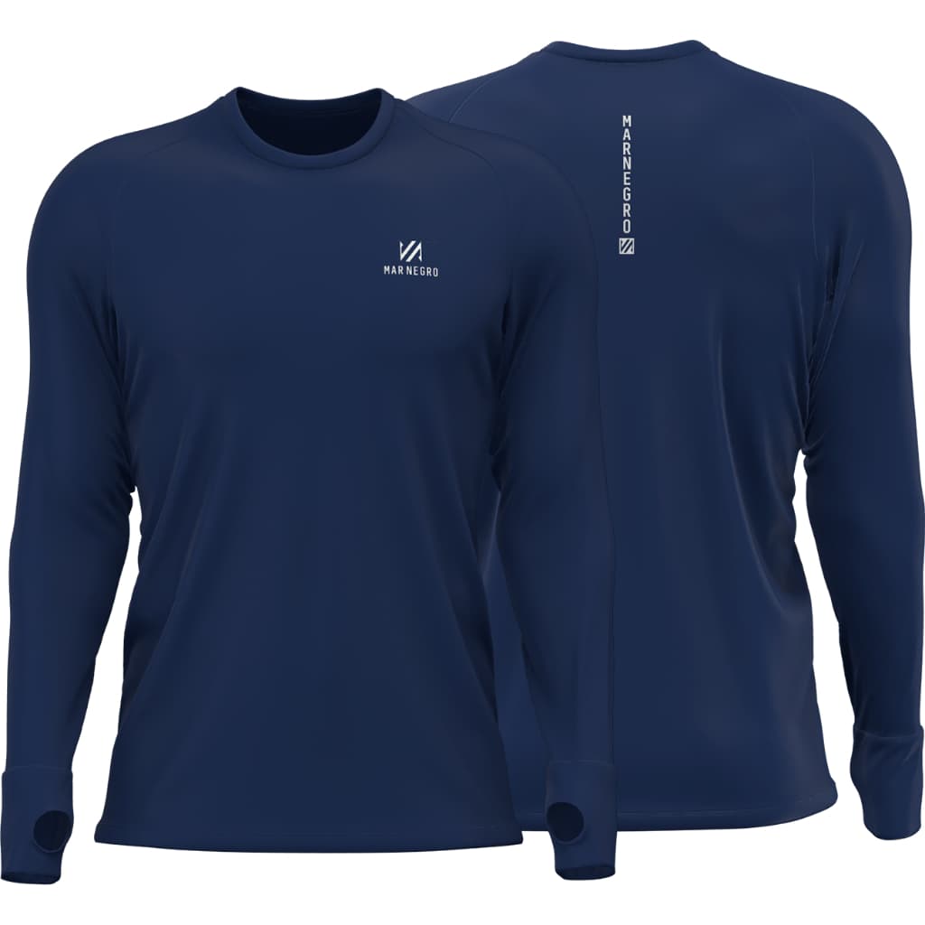 camiseta poliamida proteção solar 50+ uv com luva basica mar negro qualidade