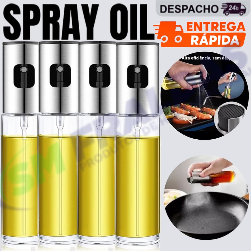 4 Peças 100ml Borrifador Spray Pulverizador Azeite Vinagre Oléo Vidro Casa Cozinha Temperar 100ml