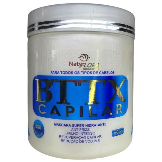 Btx Capilar Super Hidratante 500g Recuperação Capilar e Redução do Volume 0% Formol NatyFlora