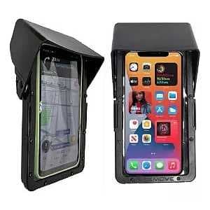 SUPORTE PARA CELULAR BOXMOVE PARA MOTO 160 RETROVISOR C/TRAVA DE SEGURANÇA RESISTENTE ÁGUA SENSIVEL AO TOQUE NÃO EMBAÇA