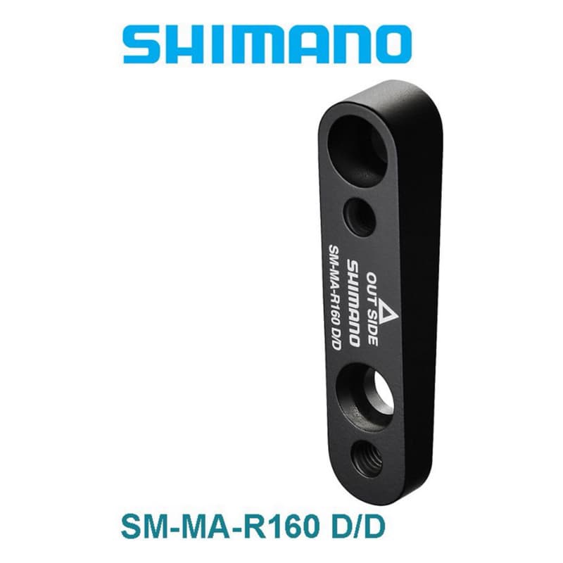 Adaptador De Freio A Disco Shimano Sm-ma-r160 D/d Para Montar discos 160 mm no freio traseiro de bike speed