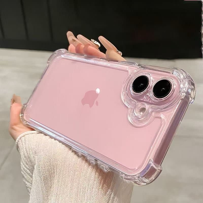 Capa Transparente TPU iPhone 16 / 16 Pro / 16 Pro Max / 16e Anti Impacto Anti Queda Flexível Proteção Celular