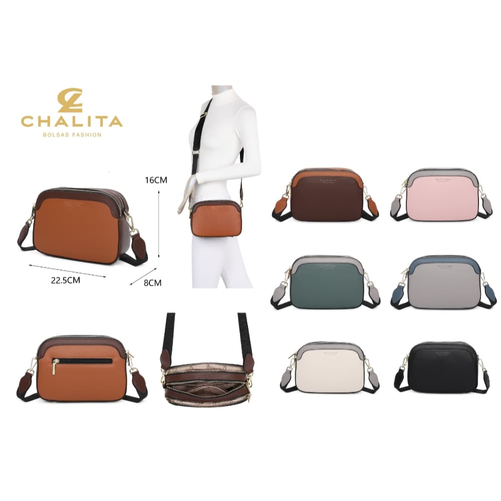 bolsa feminina transversal de Moda luxo bolsa CHALITA original