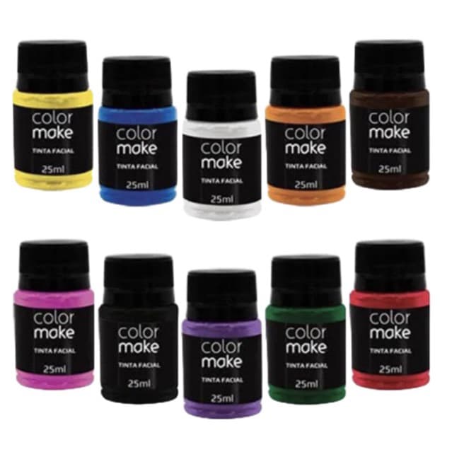Tinta Facial 25ml Colormake - Maquiagem Artística